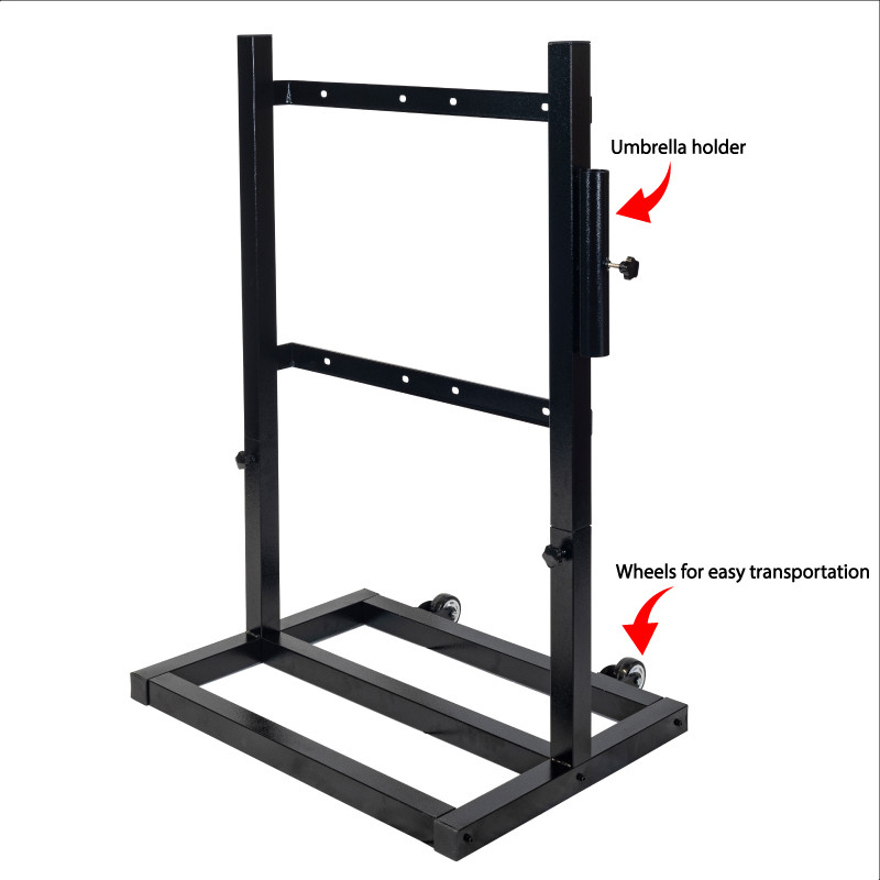 100 hook key box stand