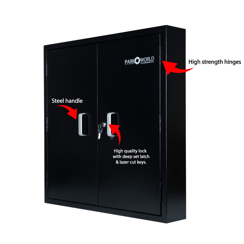100 hook black key box 