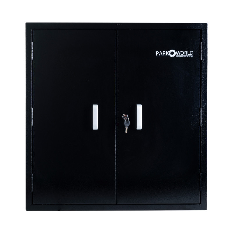 100 hook black key box with double doors