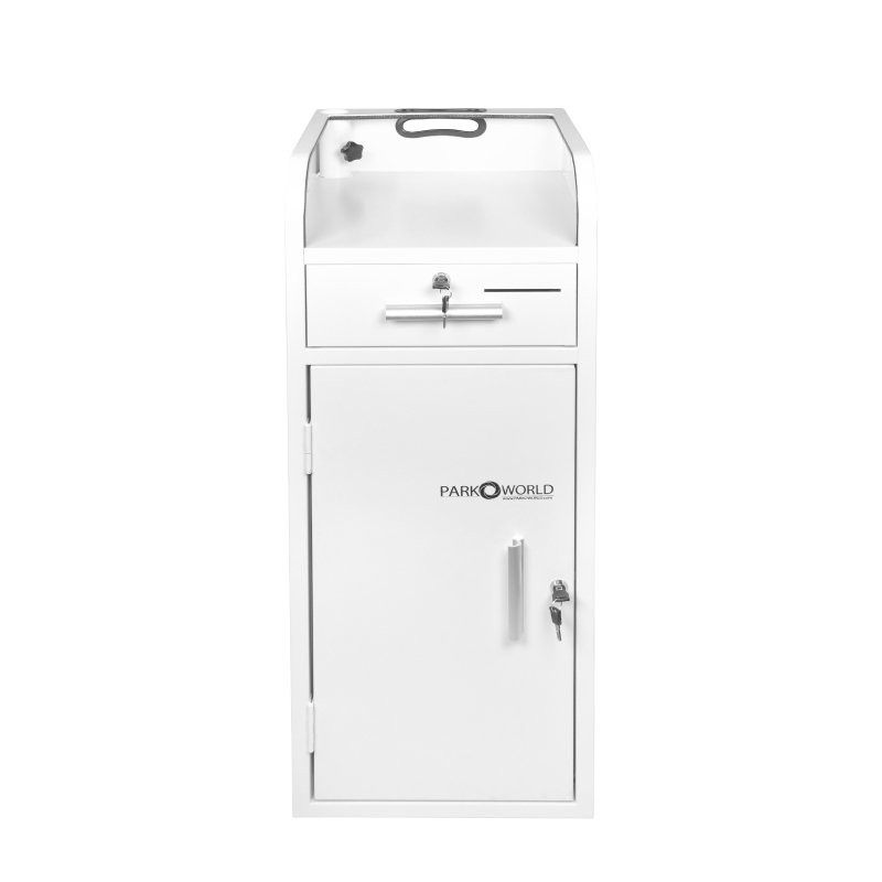 100 Hook Valet Podium White Front