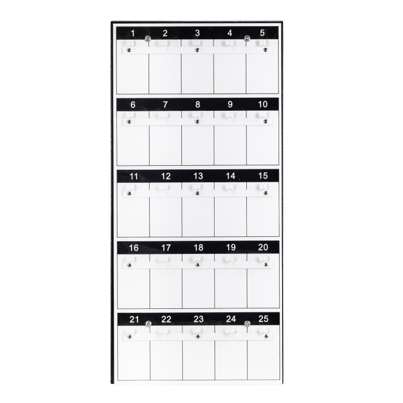 25 hook key board