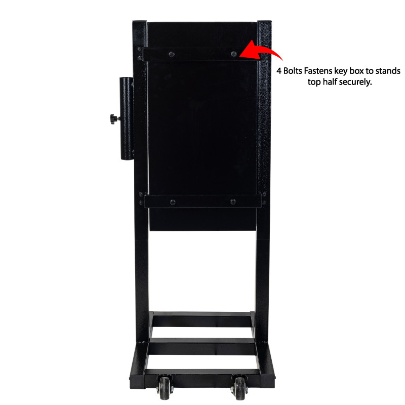 50 hook black key box with stand 