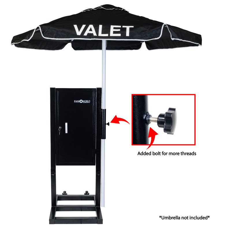 50 hook black key box with stand with umbrella