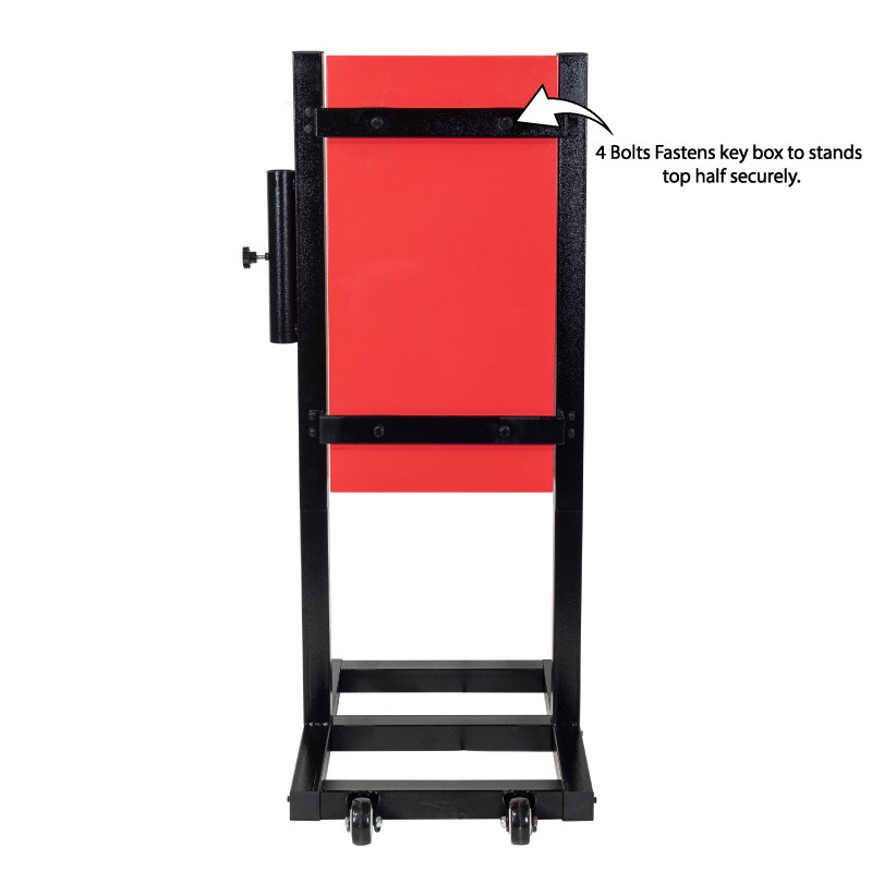 50 hook red key box with stand 