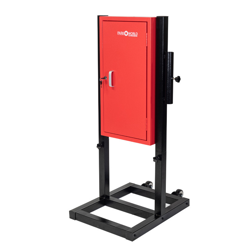 50 hook red key box with stand 