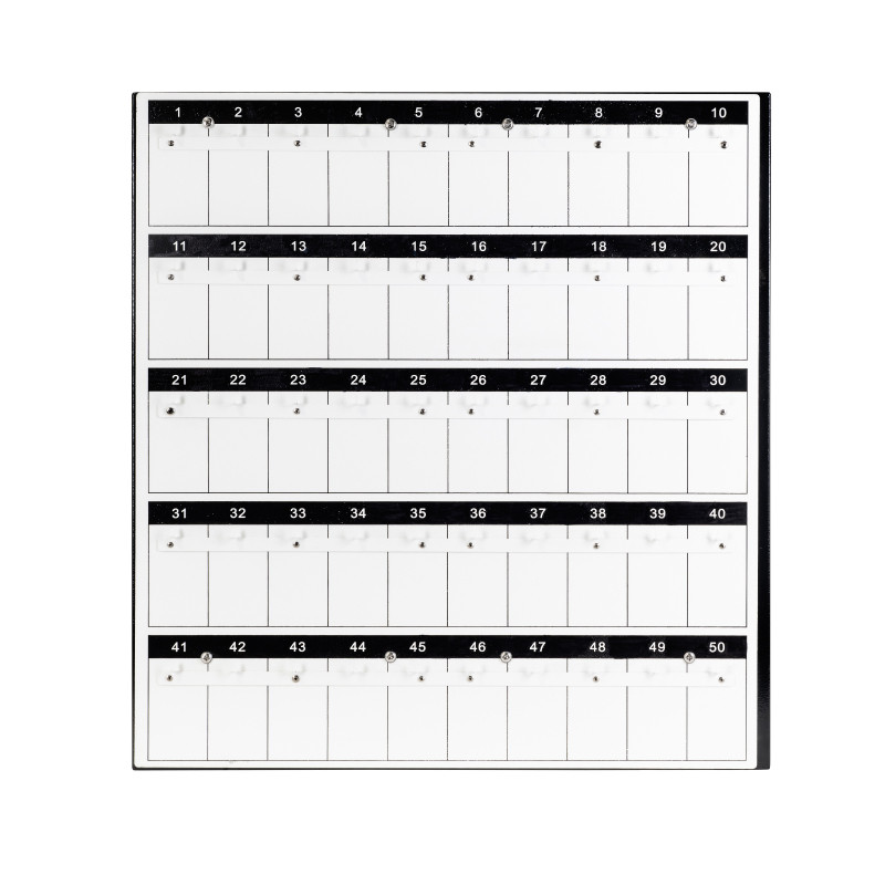 50 Hook Wall Mount Key Board