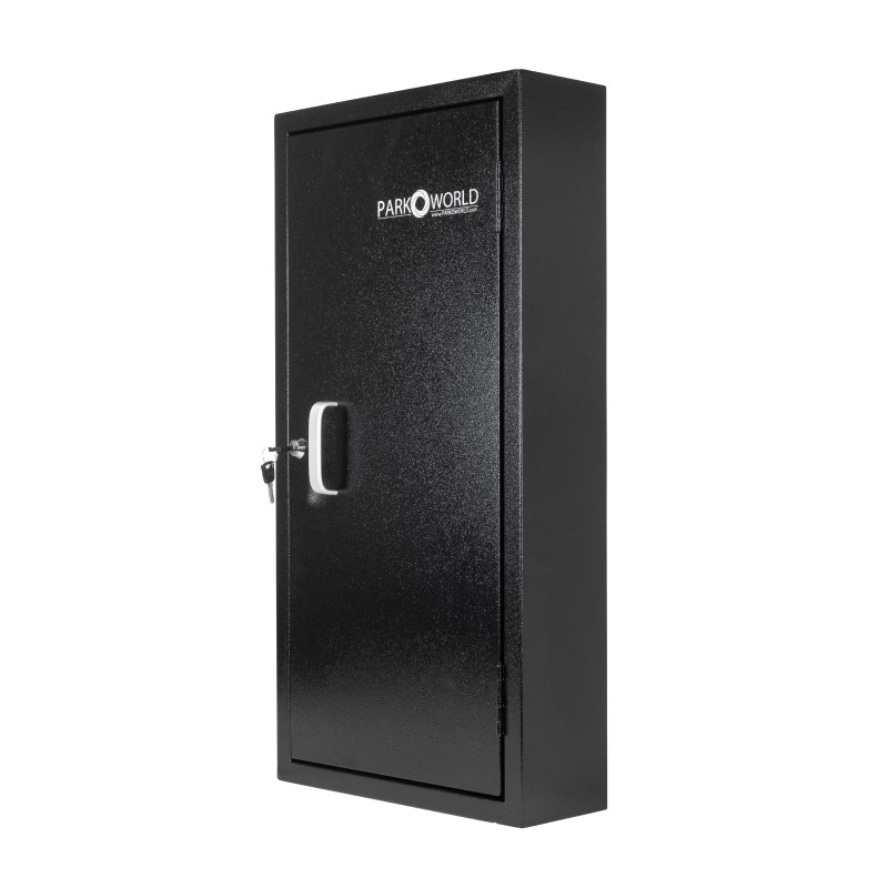 50 hook key box black