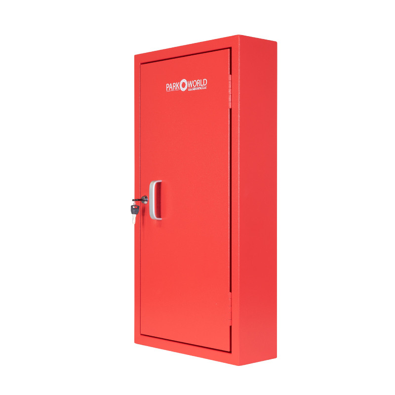 50 hook key box red 