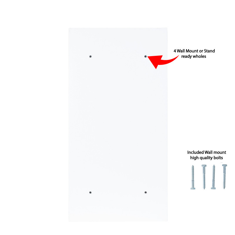 50 hook key box white wall mount