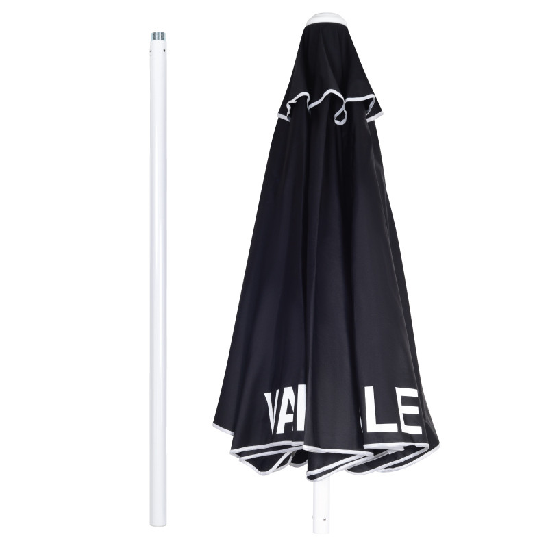 Valet Parking Umbrella with Printing  - Black 