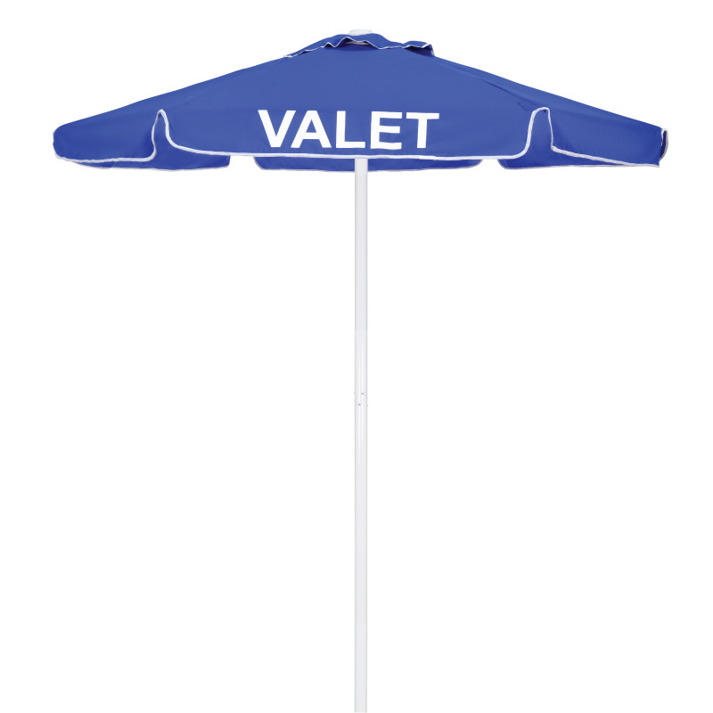 Valet Parking Umbrella with Printing  - Blue 