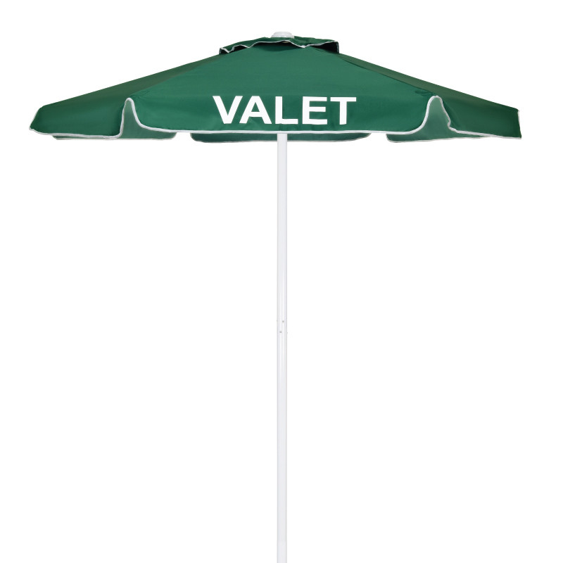 Valet Parking Umbrella with Printing  - Green 