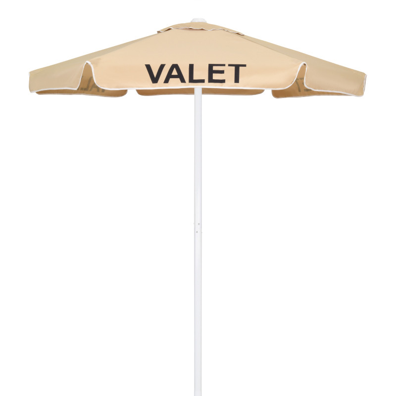 Valet Parking Umbrella with Printing  - Tan