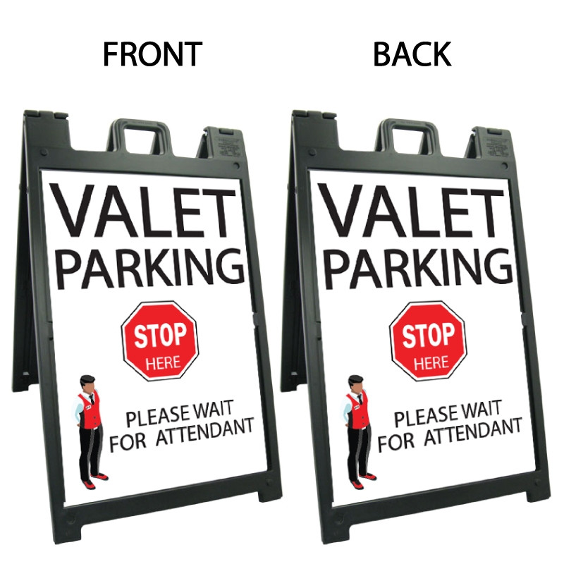 Signicade Deluxe Black A-Frame Double Sided  Sign  AF-5