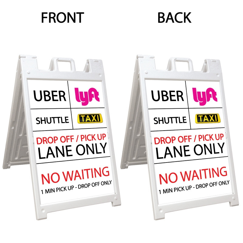 Signicade Deluxe White A-Frame Double Sided Sign  AF-2