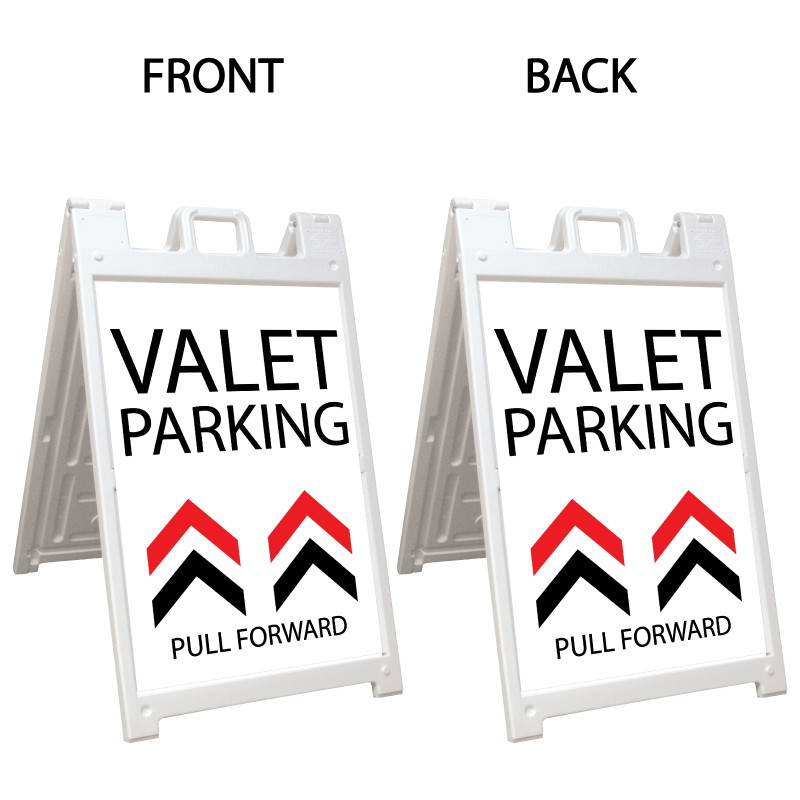 Signicade Deluxe White A-Frame Double Sided Sign  AF-7
