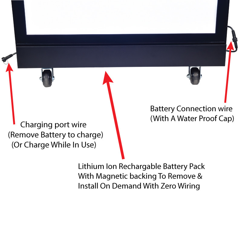 Valet-Podium-LED-Light-Box-Battery-Big-Pack-LED-Battery-Details