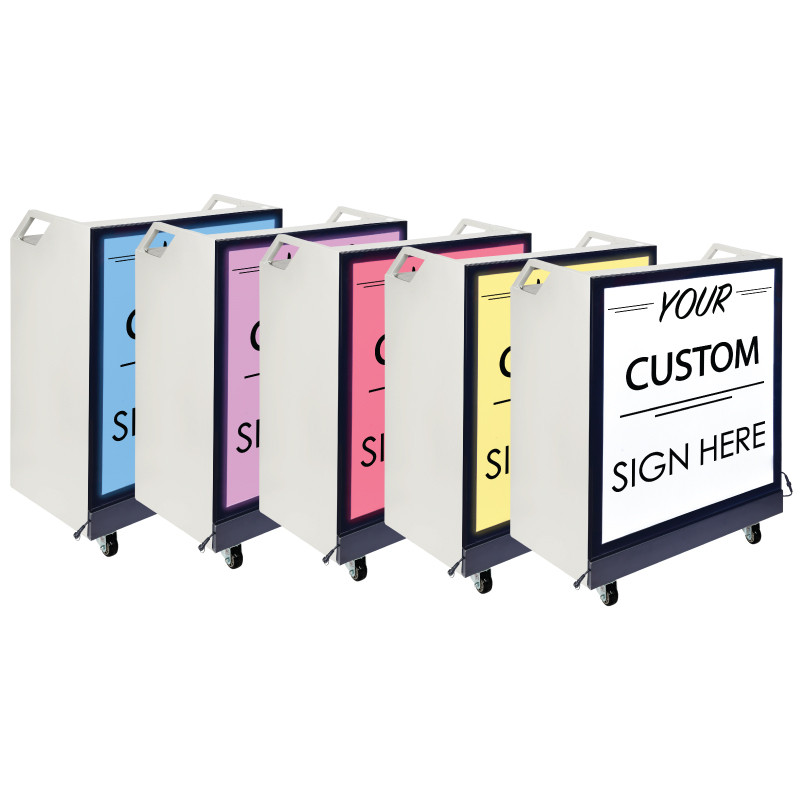 Valet Podium - White - LED