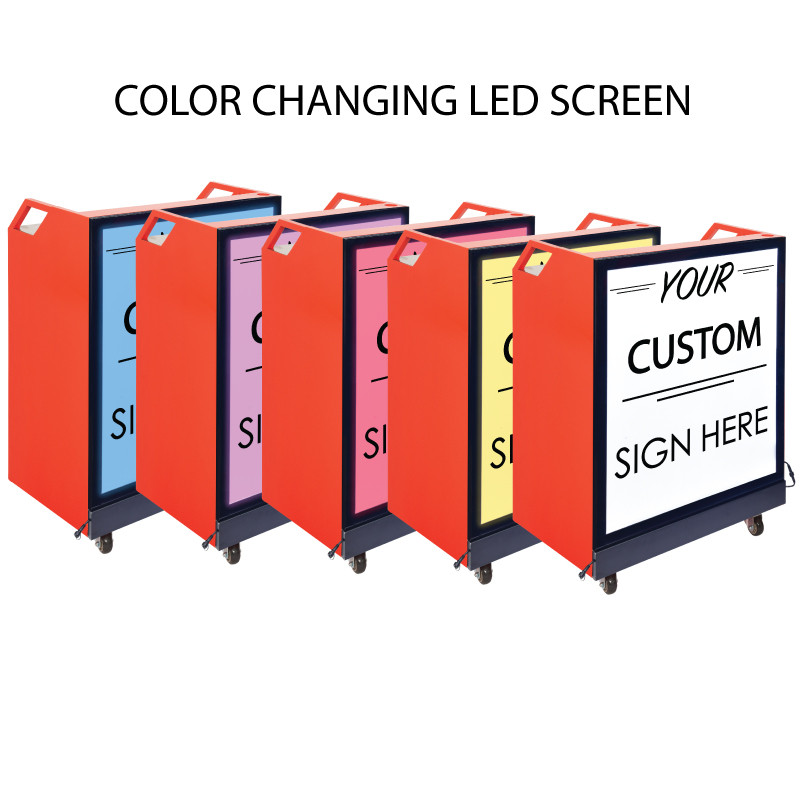 Valet-Podium-Big-Red-Podium-Front-With-LED-Screen-Color-RGB
