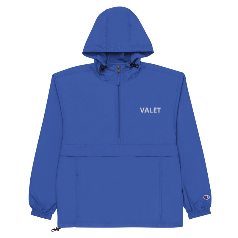 Blue Valet Jacket with Hoodie