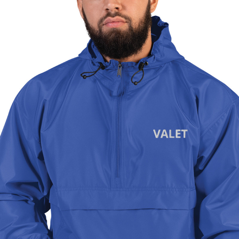 Blue Valet Jacket with Hoodie