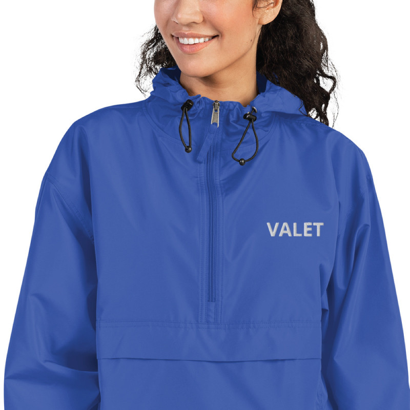 Blue Valet Jacket with Hoodie