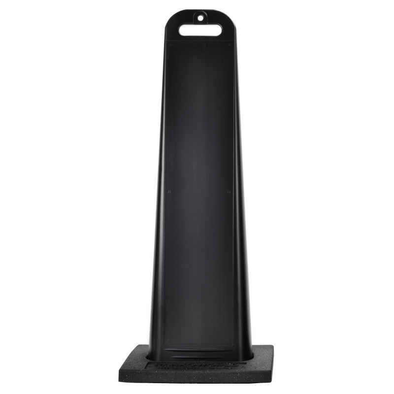 Black — custom sign double sided, back
