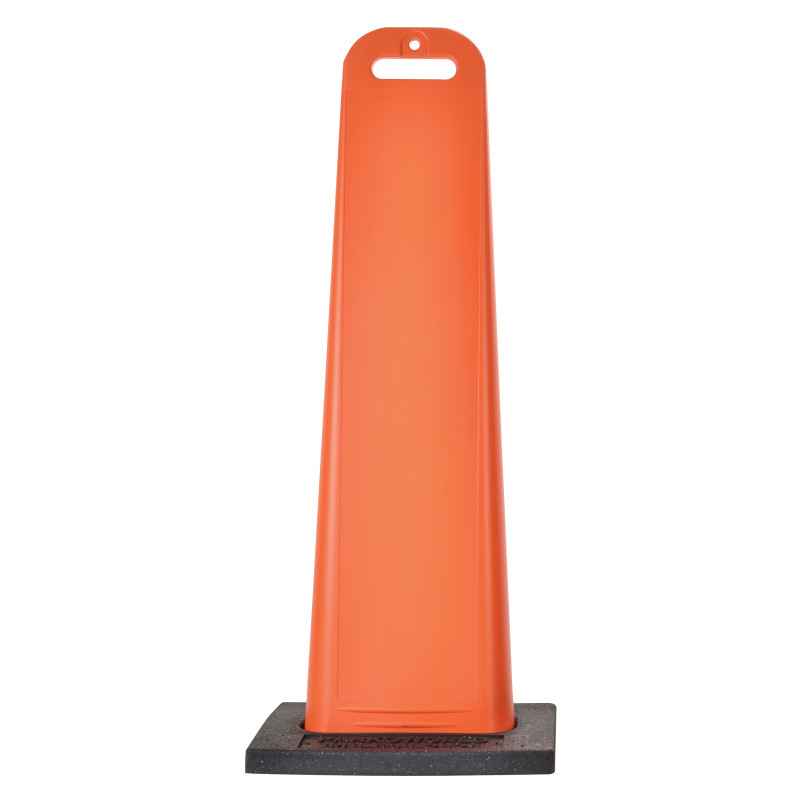 Orange — custom sign double sided, back