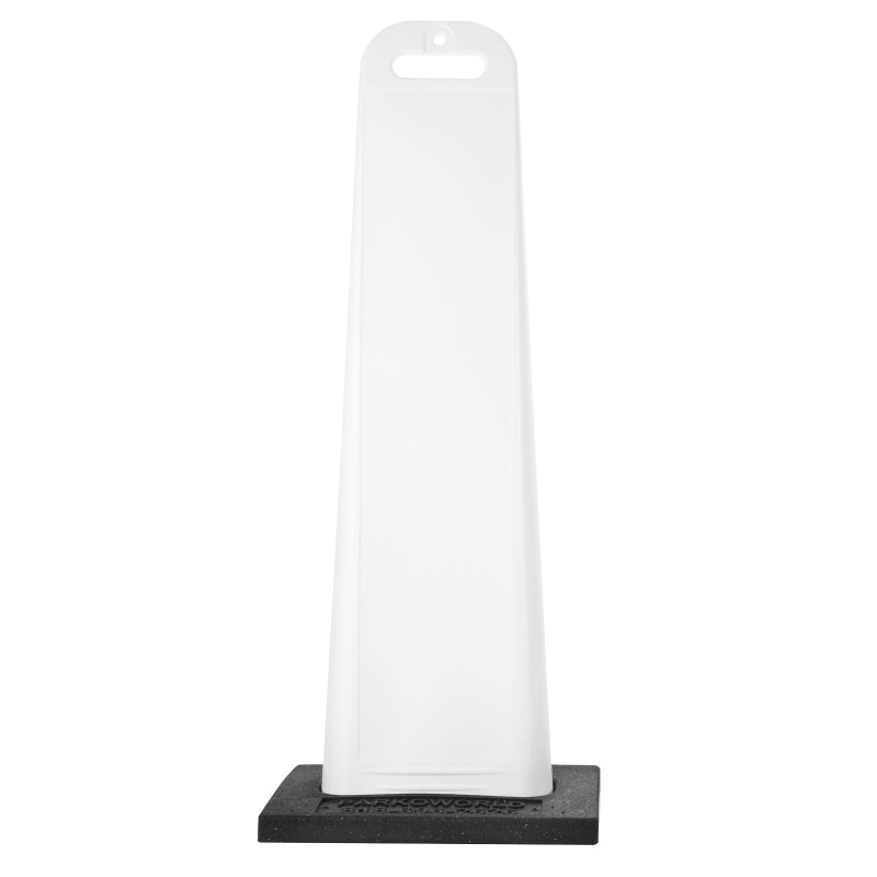 White — Valet Parking Sign Stand, back