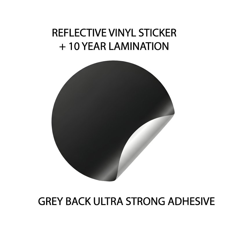 Sign Stand Sticker Backing and reflective 