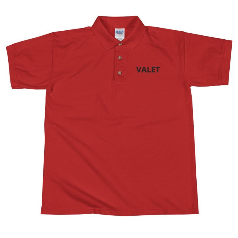 Red Valet Polo Shirt