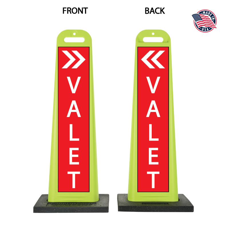 Valet Parking Sign PWV-V3D