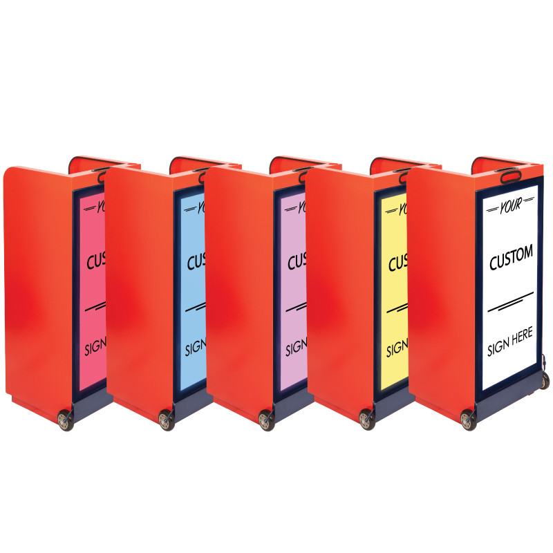 Valet Podium - Red - LED