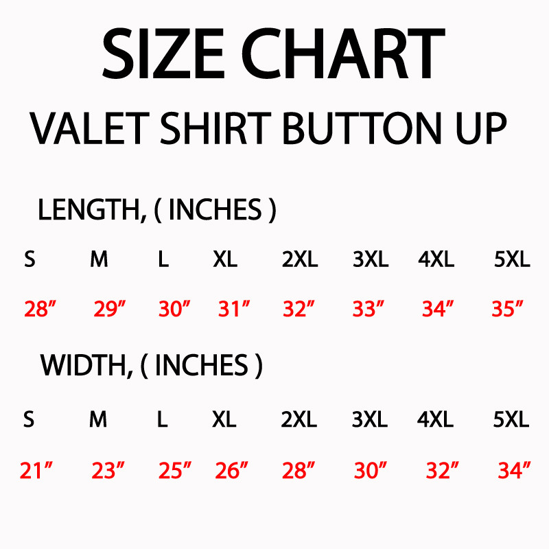 Blue Valet parking shirt - size