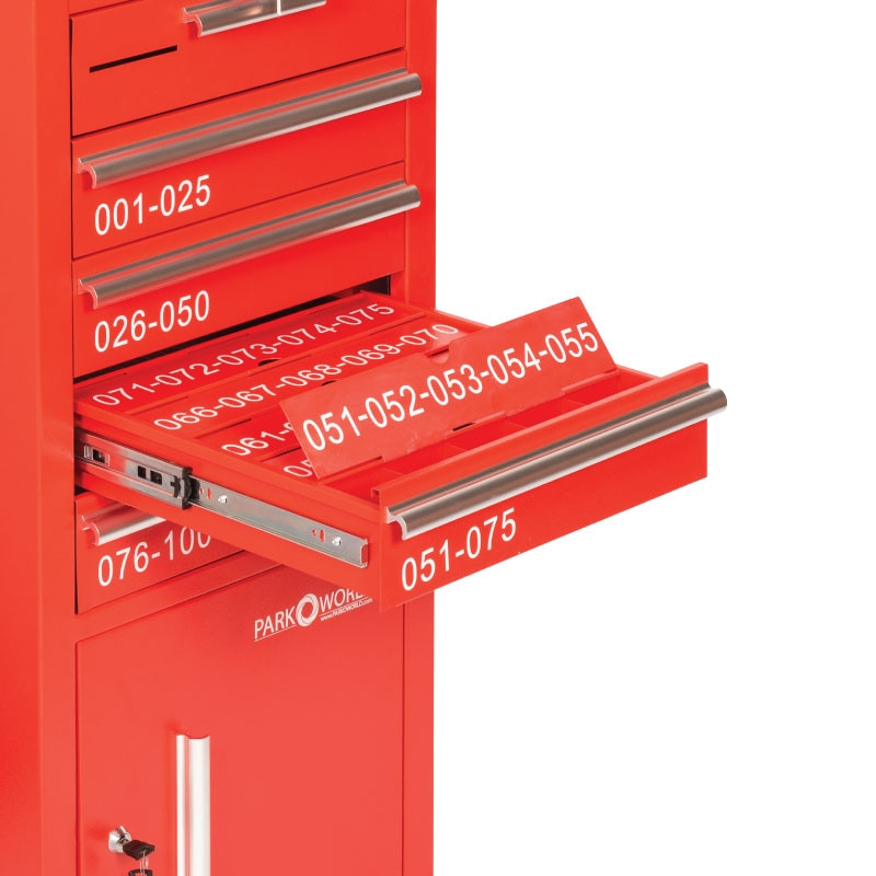 Valet Podium 100 Key Slot Red Key Slot Zoom