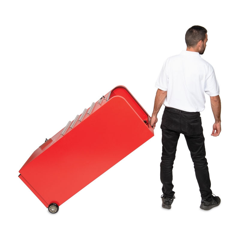 Valet Podium 100 Key Slot Red Roll