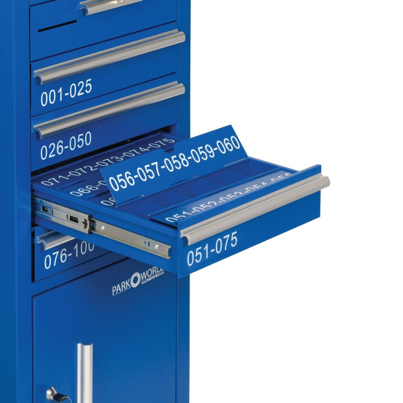 Blue Valet Podium 100 Key Slot Close Up Flap Open