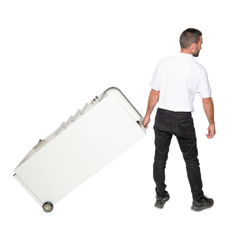 Valet Podium 100 Key Slot White Roll