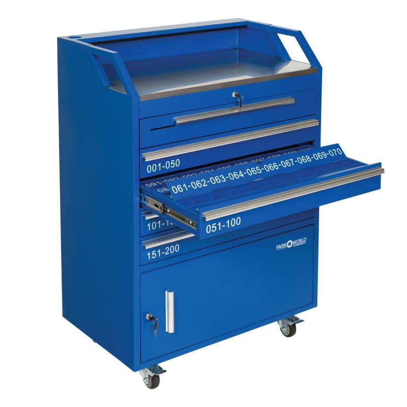 Blue Valet Podium 200 Key Slot Flap Open