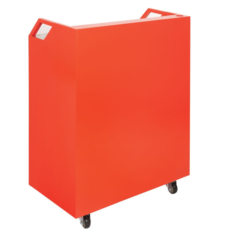 Valet Podium 200 Key Slot Red Front