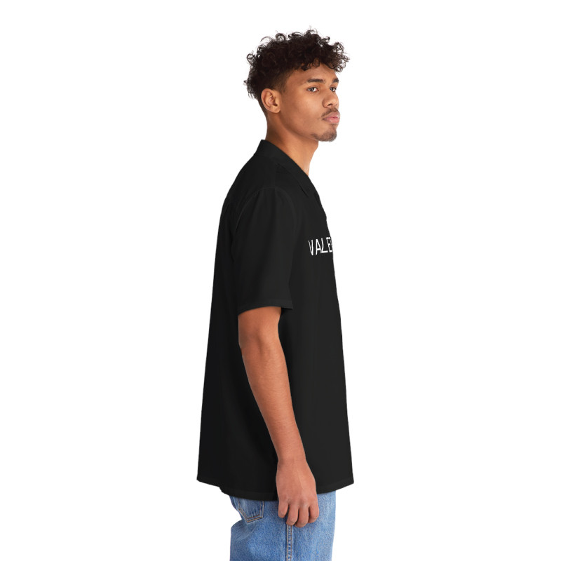 Black Valet parking shirt - side