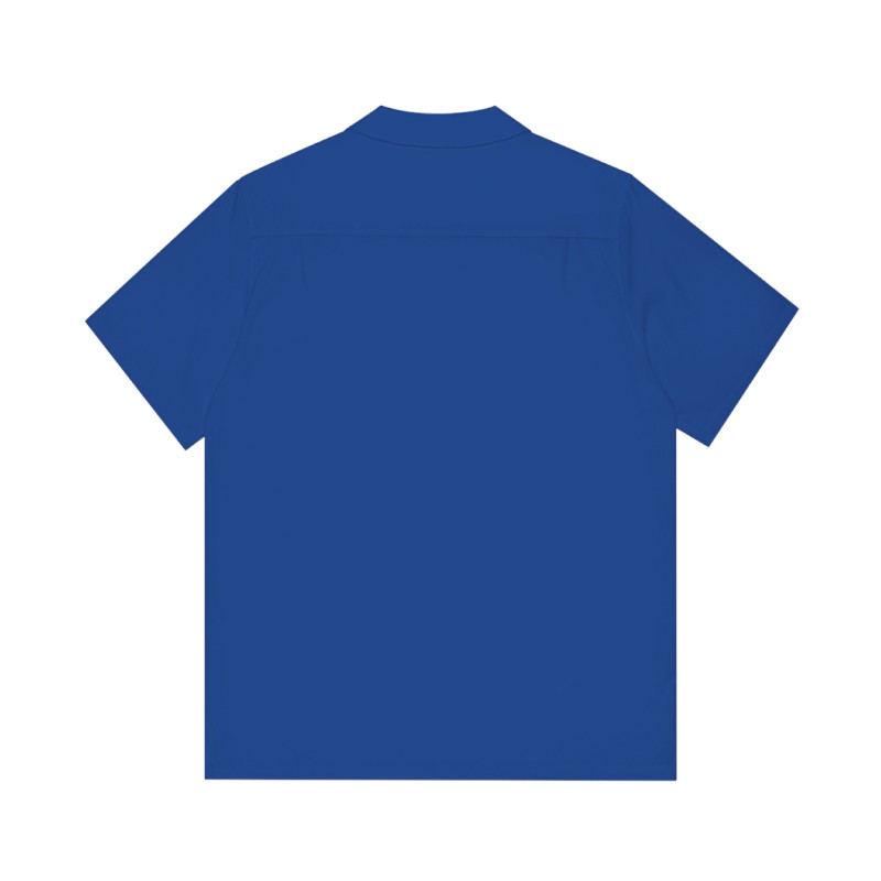 Blue Valet parking shirt - front 
