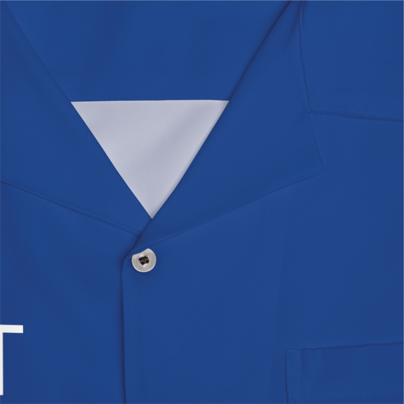 Blue Valet parking shirt - zoom