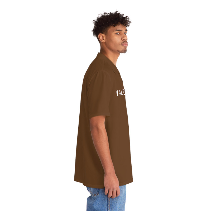 Brown Valet parking shirt - side