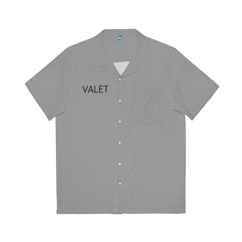 Grey Valet parking shirt - front