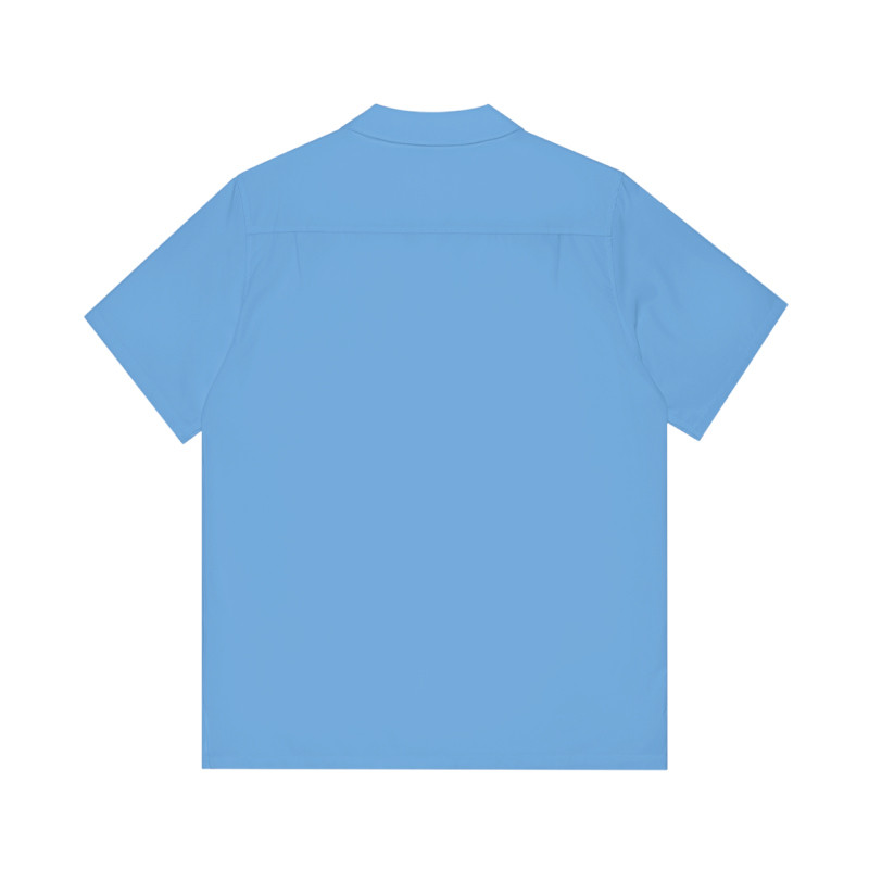 Light Blue Valet parking shirt - back 