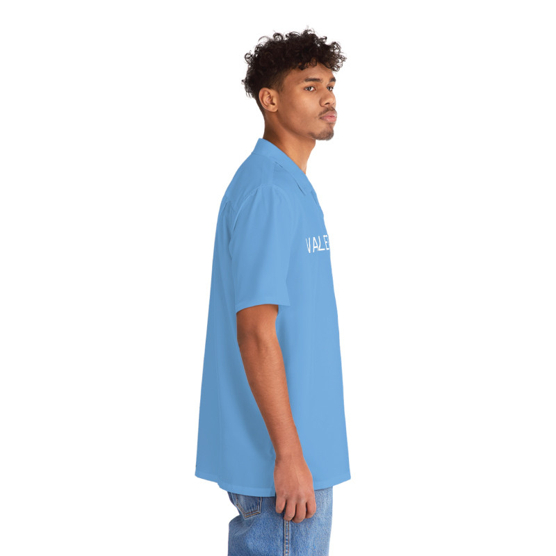 Light Blue Valet parking shirt - side 