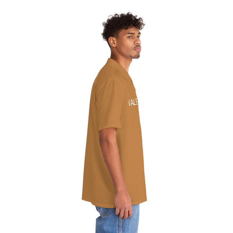 Tan Valet parking shirt - side