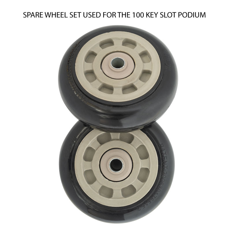 Parkoworld 100 key slot podium wheels