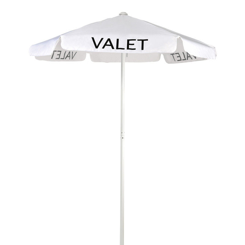 Valet Parking Umbrella - White